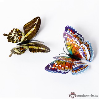 Bộ 12 Con Bướm 3d Dạ Quang Dán Tường Trang Trí
