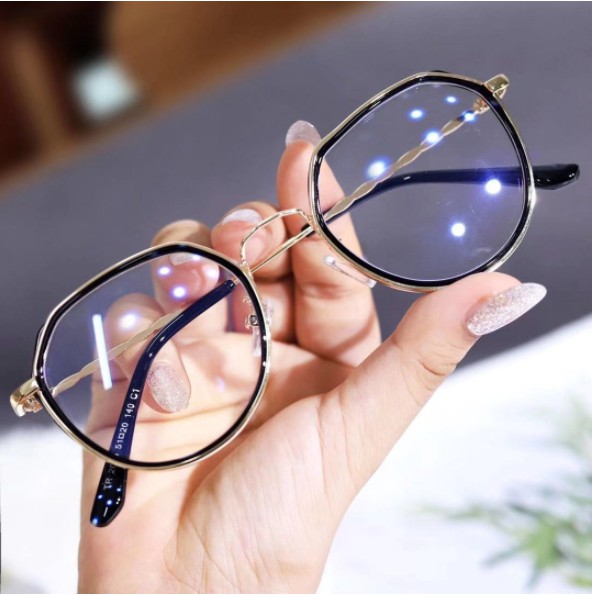 Mắt Kính Gọng Kim Loại Chống Tia Bức Xạ Thời Trang Cao Cấp - MS14