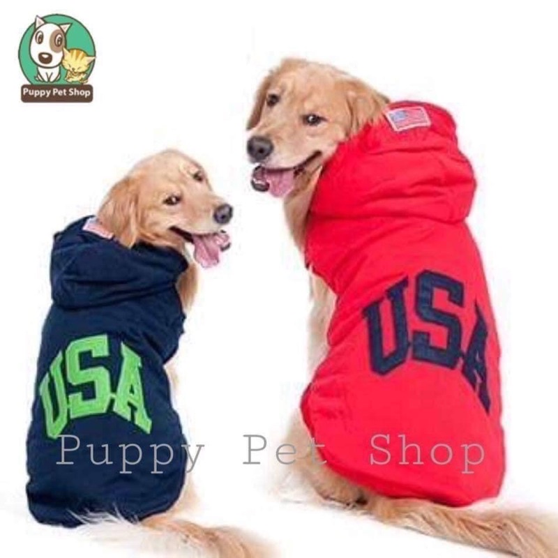 Áo USA cho chó to, áo cho các giống chó lớn