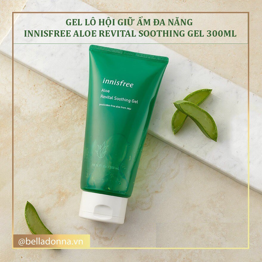 Gel Lô Hội Giữ Ẩm Đa Năng Innisfree Aloe Revital Soothing Gel 300ml