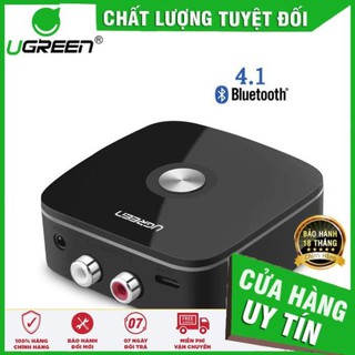 Thiết bị thu Bluetooth 4.1 Music Receiver cho loa, âm ly UGREEN 30445 cao cấp HÀNG CHÍNH HÃNG thumbnail