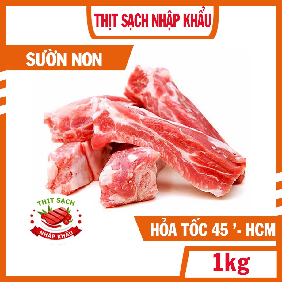 1KG Sườn Bẹ Heo [ Nowship 2h HCM ]