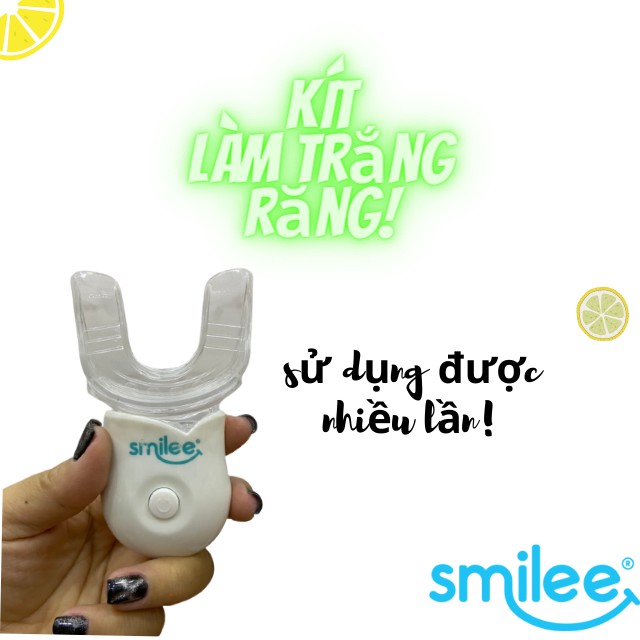 [QUÀ NƯỚC SÚC MIỆNG 750ml+BÀN CHẢI] Bộ Kít Làm Trắng Răng Smilee Tẩy Trăng RăngTại Nhà Hiệu Qủa Sau 7 Ngày.