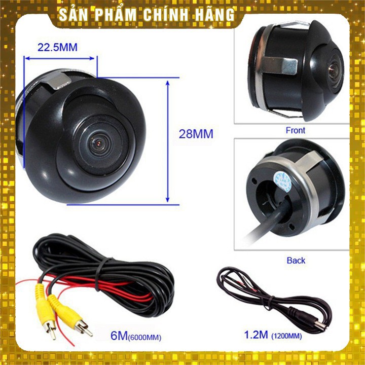 Camera cập lề ô tô - Hỗ trợ quan sát sườn xe loại khoan gương