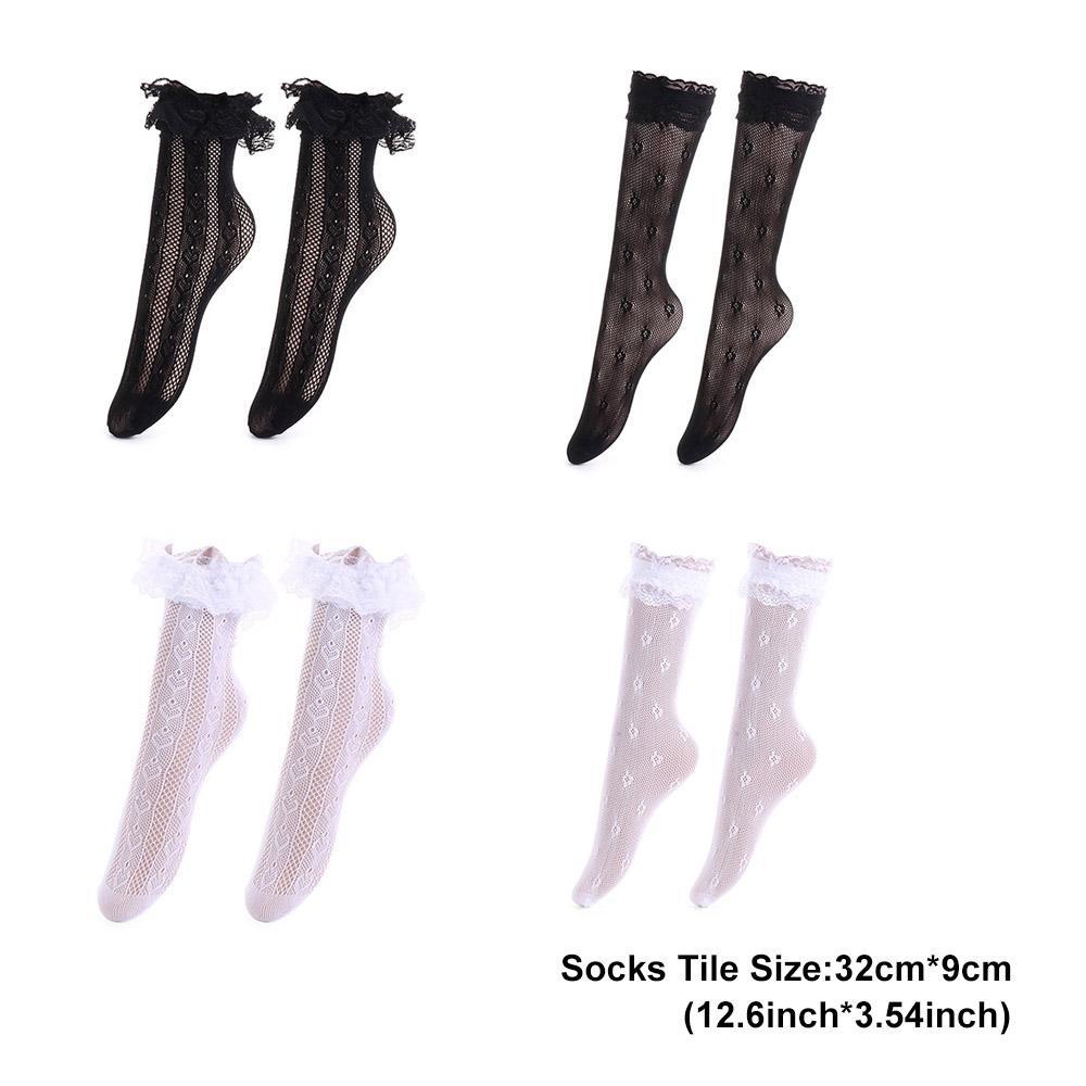 Đôi Vớ Co Giãn Họa Tiết Hoa Thời Trang Sành Điệu Cho Cosplay