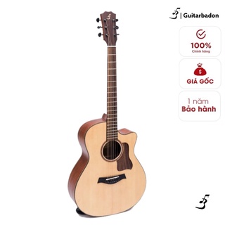 Guitar acoustic T350 đàn chất liệu gỗ hồng đào cao cấp tặng Bao da pick capo