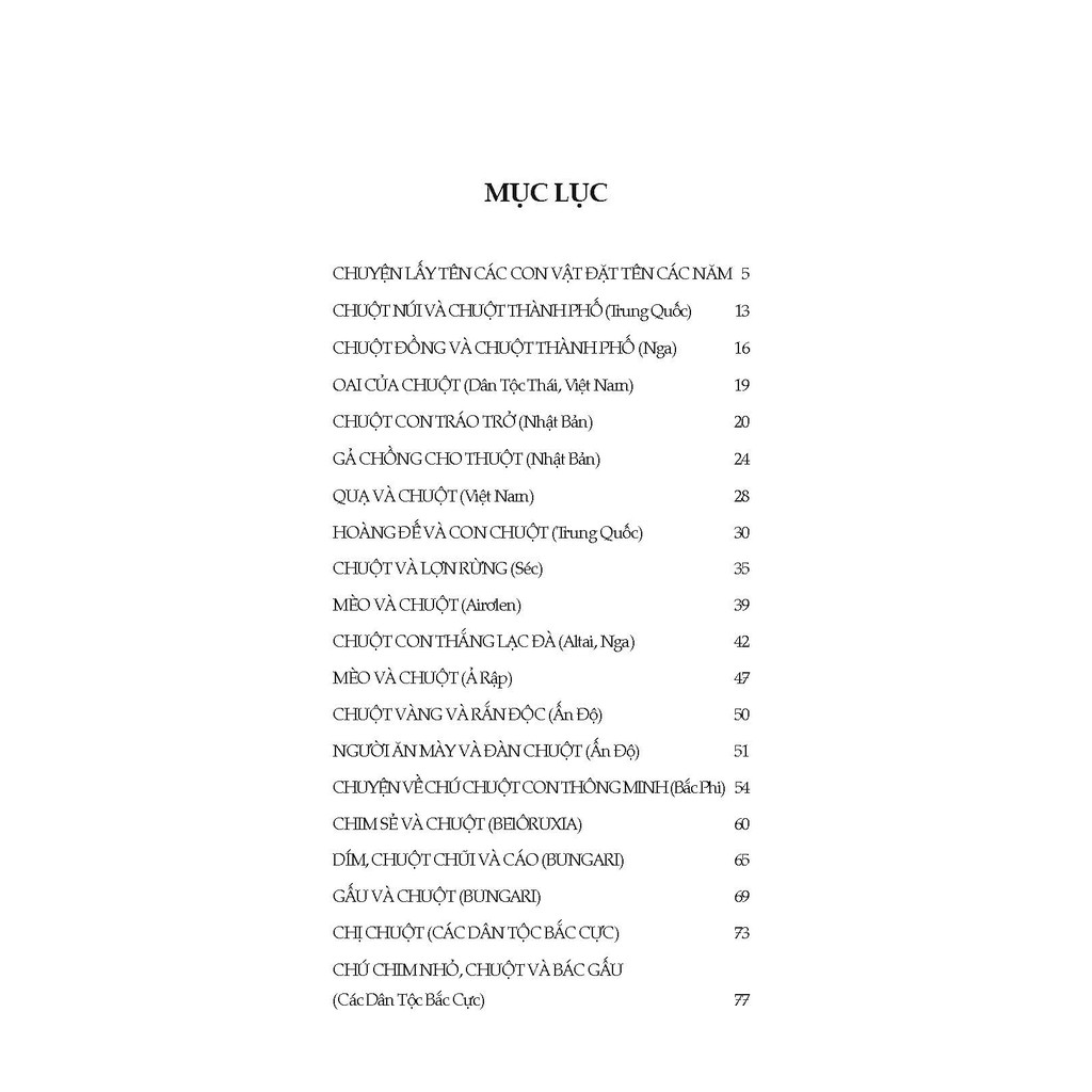 Sách - Những Câu Chuyện Về Chuột