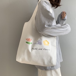 (Freeship từ 50k)- TÚI TOTE PEAKS AND FLOWERS