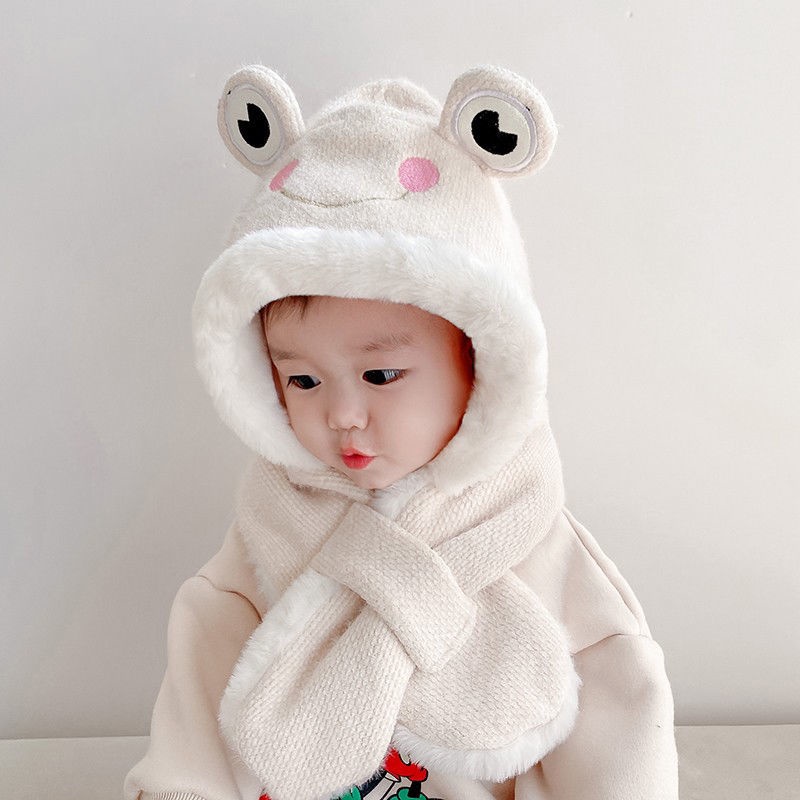 Hàng Có Sẵn Mũ Lông Cừu Trùm Đầu Bảo Vệ Tai Siêu Dễ Thương Phong Cách Thu Đông Cho Bé Trai Và Bé Gái