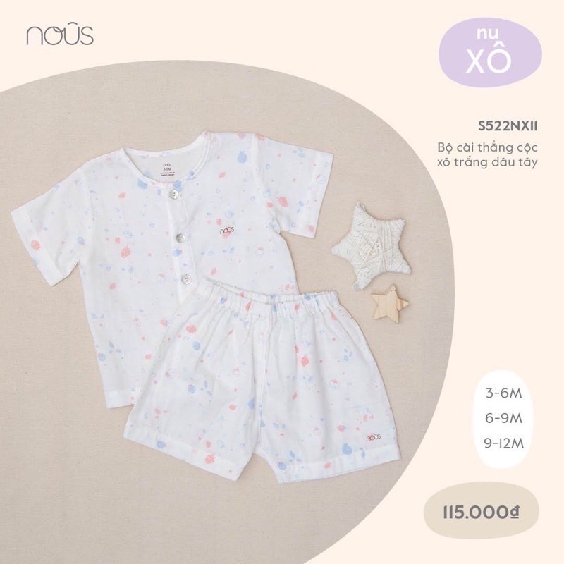 Nous xô chính hãng cho bé từ 0-24M