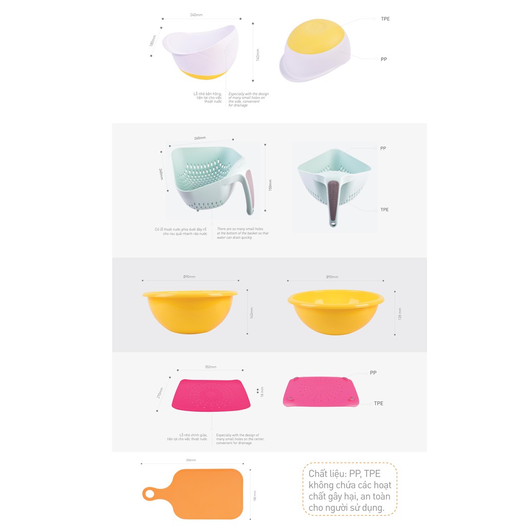 Set 6 đồ dùng nhà bếp