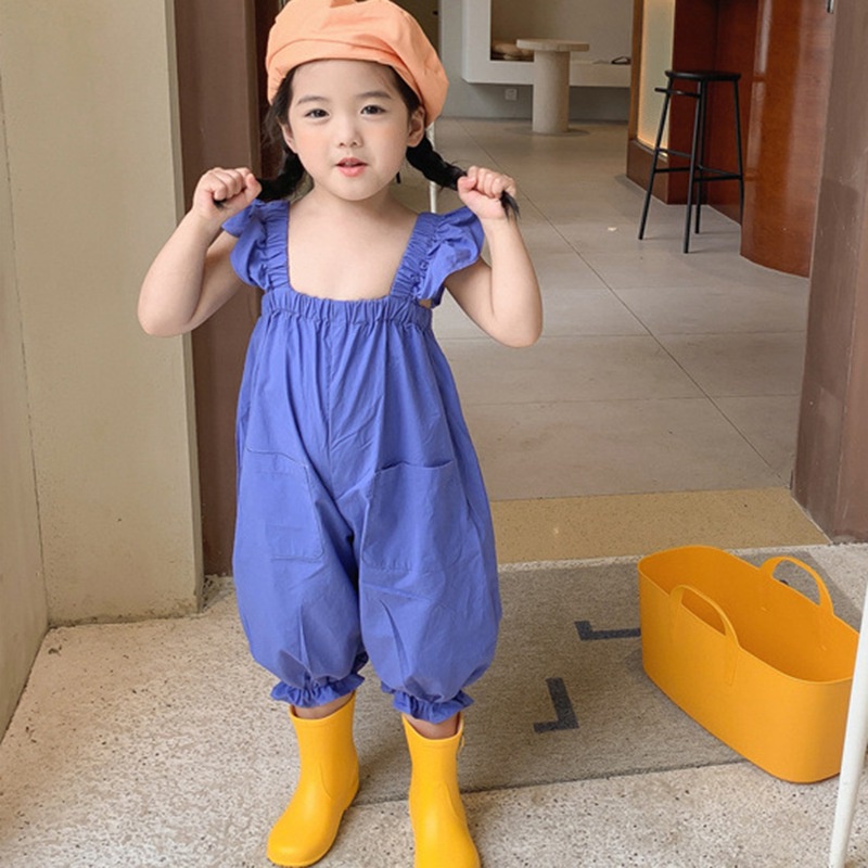 Áo liền quần kiểu dáng ngọt ngào cho bé gái