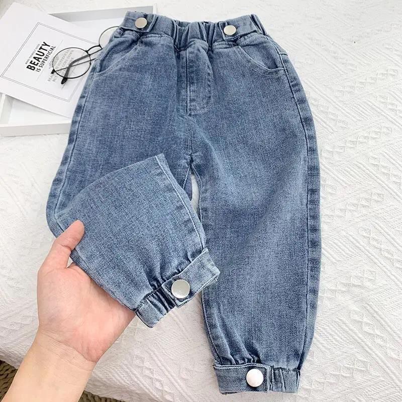 quần jean trẻ em Quần Jeans Dài Phong Cách Phương Tây Thời Trang Cho Bé