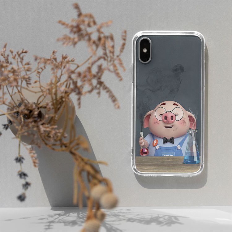 Ốp lưng con lợn giáo sư hóa học Iphone 7/7Plus/8/8Plus/X/Xs/Xs Max/11/11 Promax/12/12 Promax PIG20210023