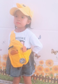 Set balo mũ vịt