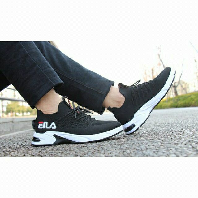 Giày thể thao nam đen đế trắng .đẹp dáng khỏe (bền- đẹp -rẻ - phong cách trẻ) | BigBuy360 - bigbuy360.vn