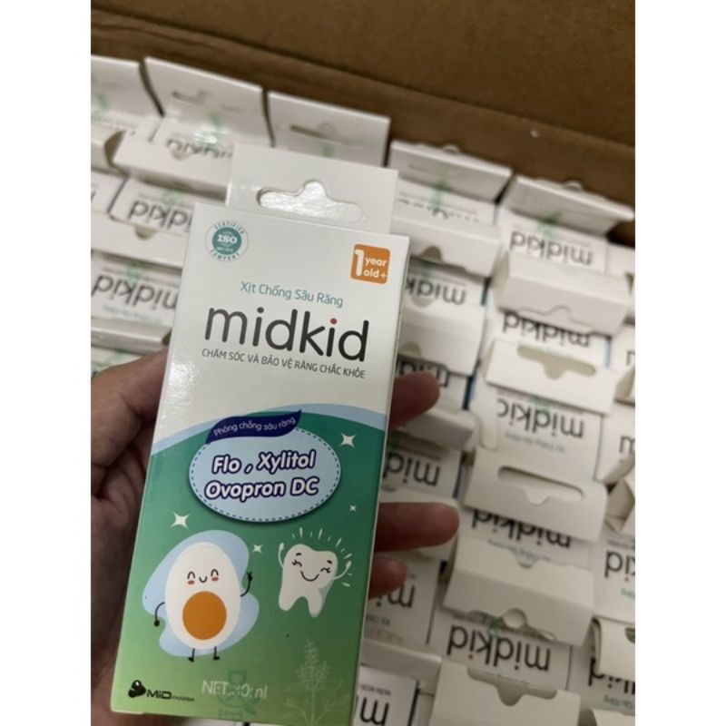 Xịt chống sâu răng Midkid