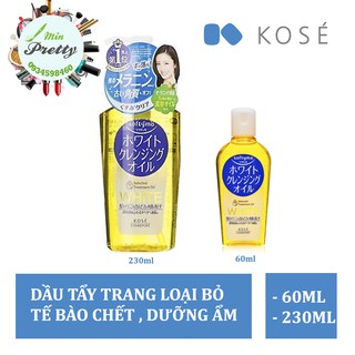 Dầu Tẩy Trang Tẩy Tế Bào Chết Kosé Cosmeport Softymo White Cleansing Oil 60ml - 230ml