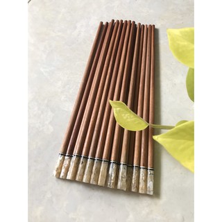 Bộ 10 đôi đũa ăn Gỗ Cẩm Lai - chống cong vênh- chống nấm mốc