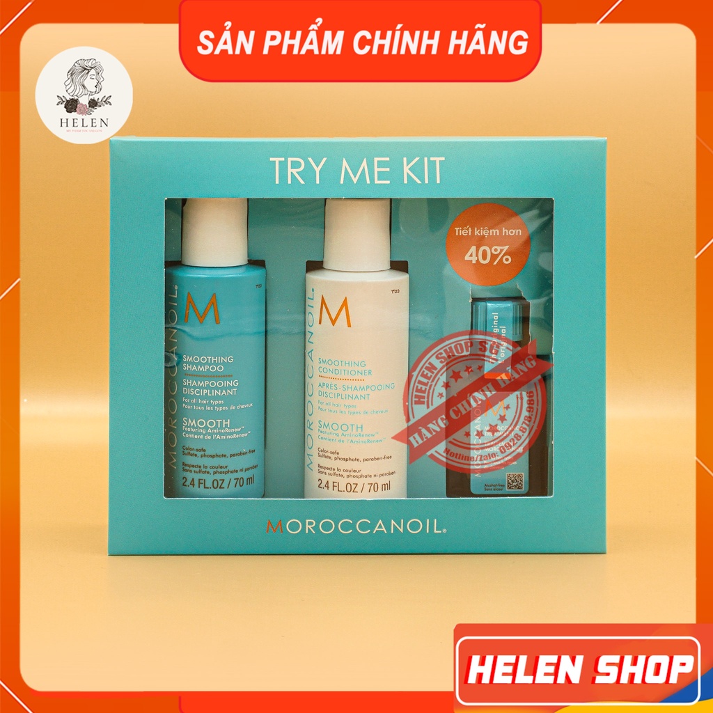 Dầu Gội Xả Suôn Mượt MOROCCANOIL SMOOTH 500ML