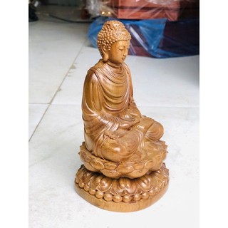 Tượng Phật Thích Ca Gỗ Bách Xanh