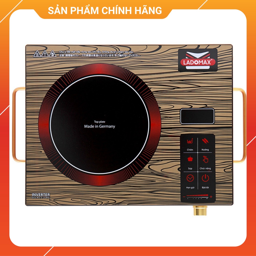 Bếp Hồng Ngoại Cao Cấp Ladomax-Vân gỗ siêu đẹp- tiện dụng cho mọi gia đình (chuyên phân phối)