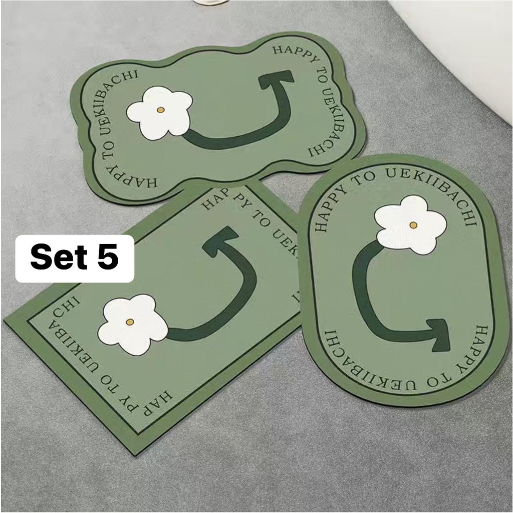 Combo 3 thảm phong cách retro