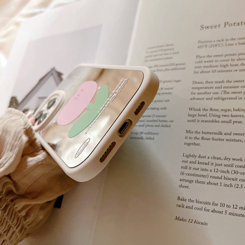 Ốp Điện Thoại Mềm Tráng Gương Hình Hoa tulip Màu Hồng Cho iphone 7 8 plus x xr xs 11 12 13 14 15 mini pro max