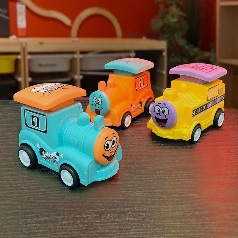 Đồ chơi mô hình xe lửa bob ấn đầu tự chạy