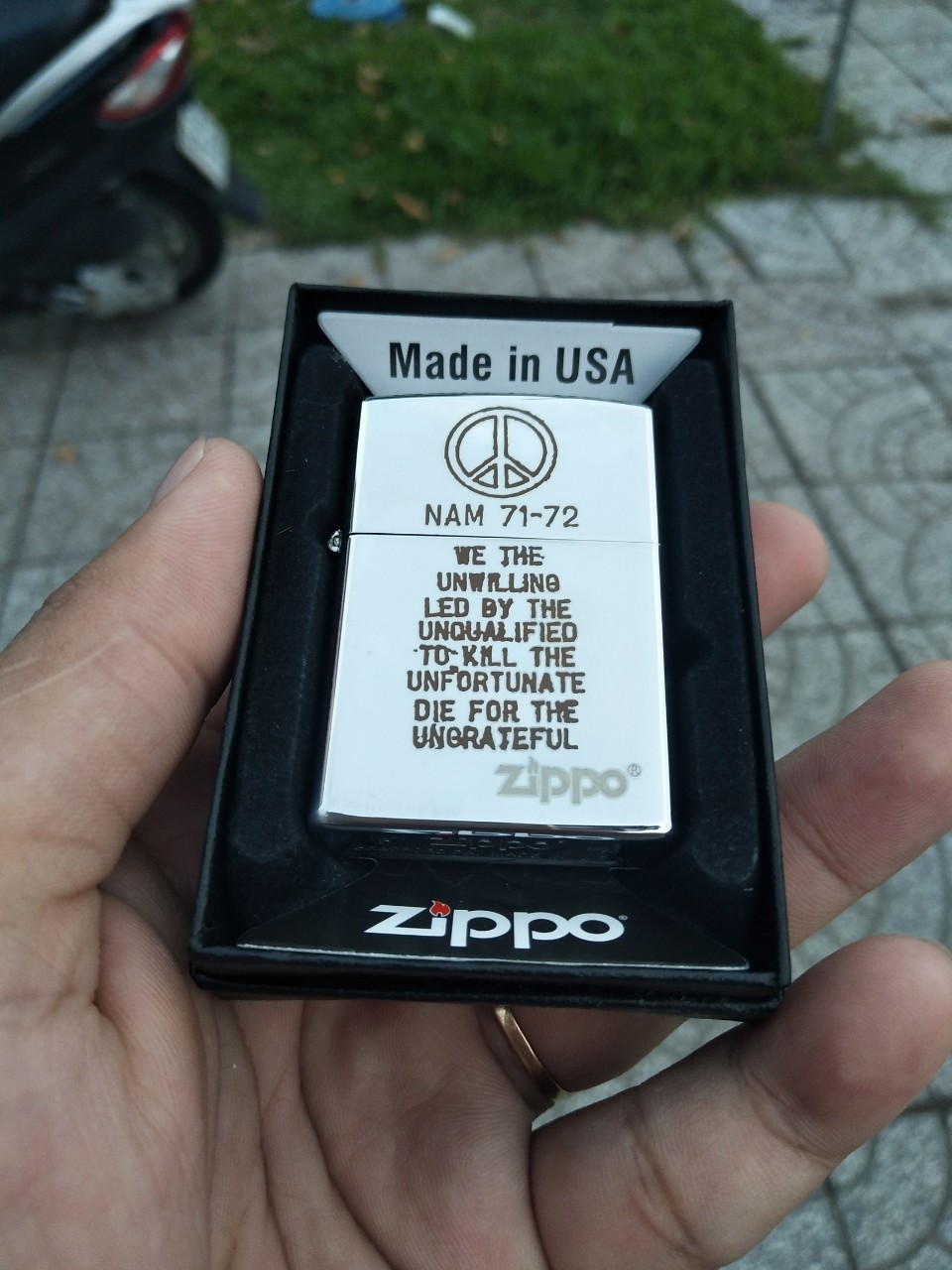 VỏZippo USA Chủ Đề Chiến Tranh Việt Nam, Việt Nam War - Nam 71-72