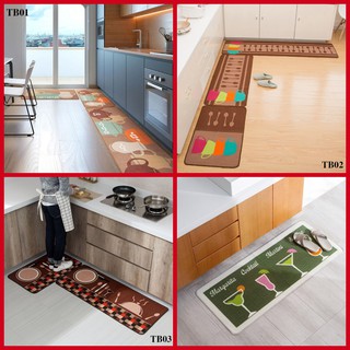 Thảm bếp xuất Nhật - Thảm bếp dài cao cấp chống trượt nhiều kích cỡ