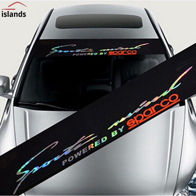 Decal dán phản quang nhiều màu dán kính chắn gió xe hơi