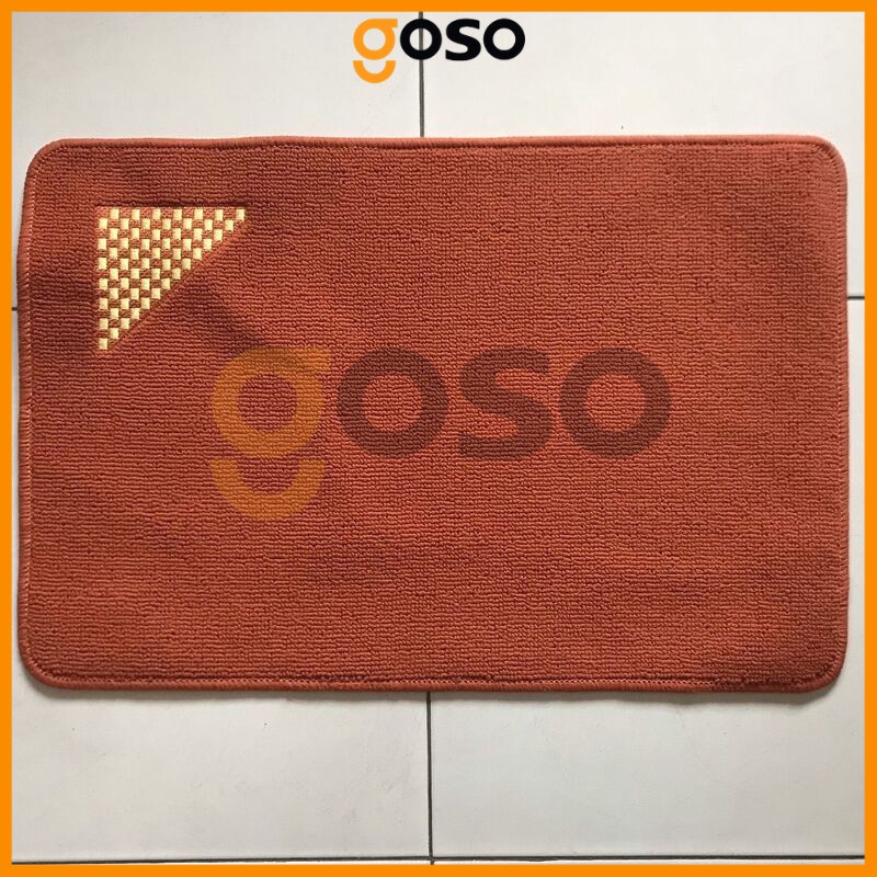 [GOSO] Thảm Lau Chân Thấm Nước, Chống Trơn Trượt Hiệu Qủa Hoạ Tiết Đơn Giản