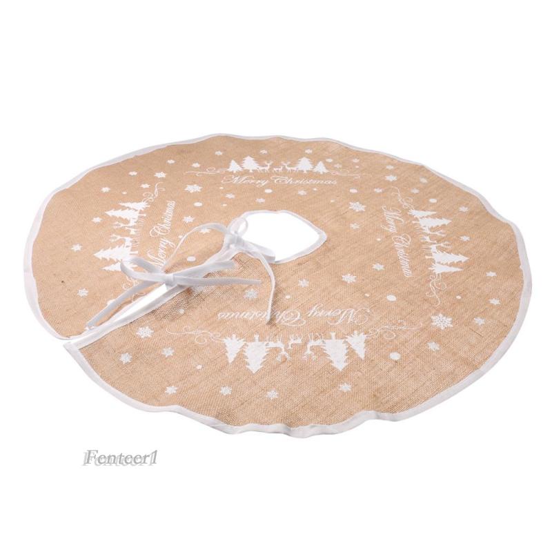 [Fenteer1] Chân Đứng Bằng Vải Bố Trang Trí Cây Thông Noel Cổ Điển 120cm