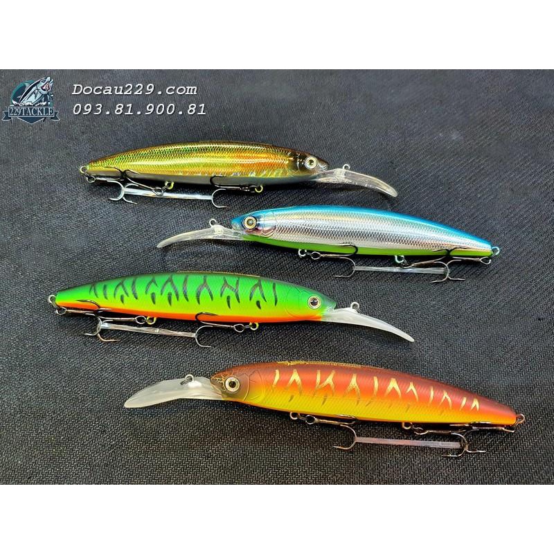 Mồi Lure Ghềnh Beaking Wobblers Minnow M130SP