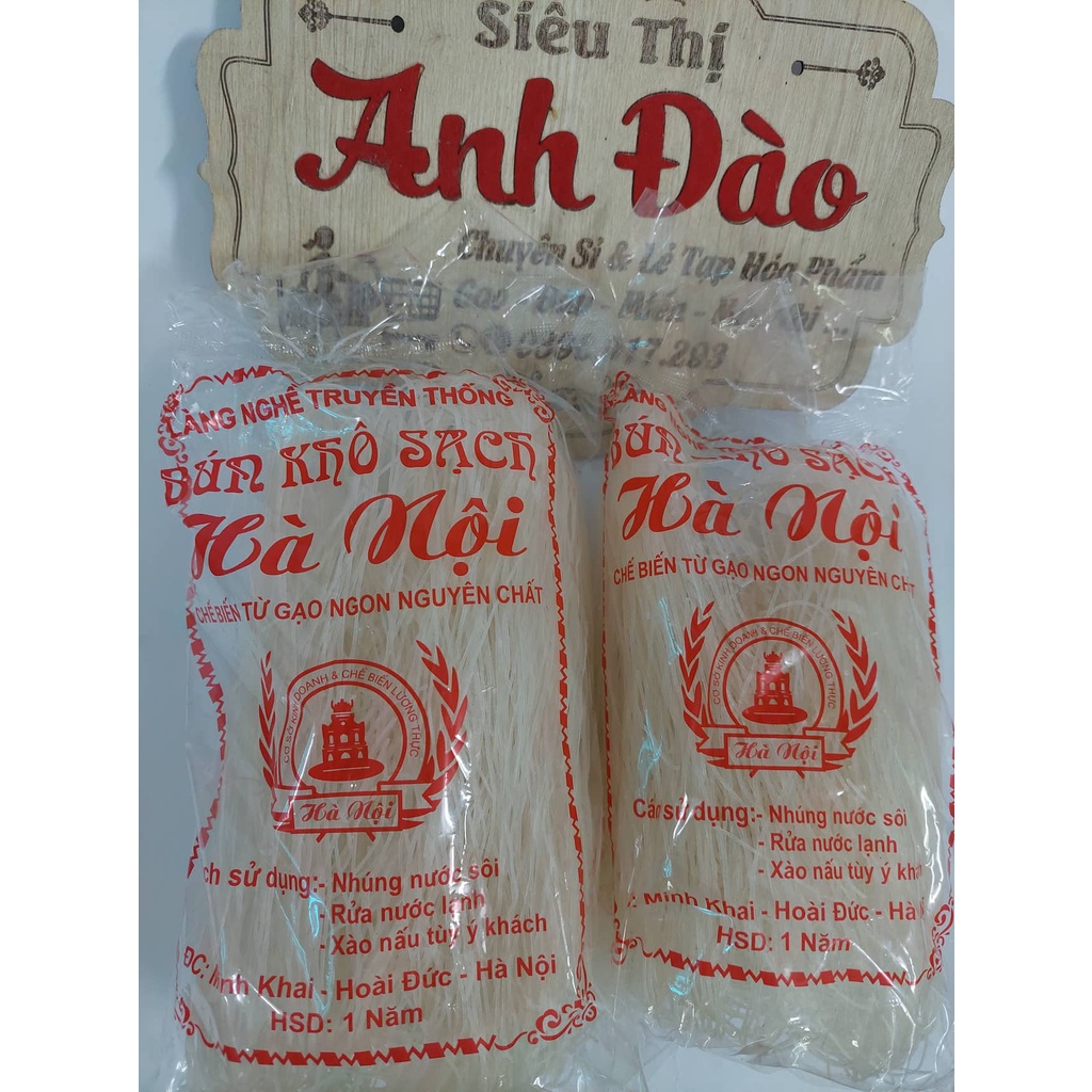 Siêu Ngon Bún Khô Sạch Hà Nội ( mì tăm) 200g