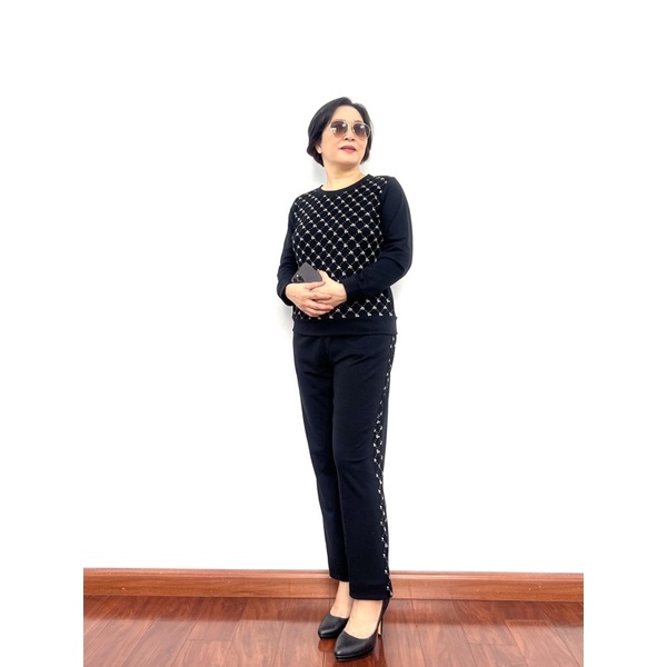 Bộ đồ thu đông trung niên ⚡ HÀNG CAO CẤP ⚡ Đồ bộ cho bà cho mẹ cotton da cá cao cấp, không nhăn không xù khi giặt