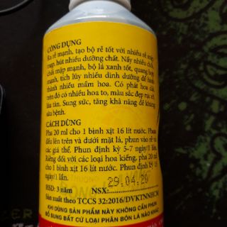 Vitamin B1 - Phân bón lá đậm đặc cao cấp