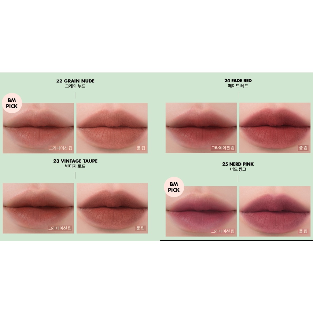 [ XẢ KHO 3 NGÀY ] Son kem Lì Romand Zero Velvet Tint
