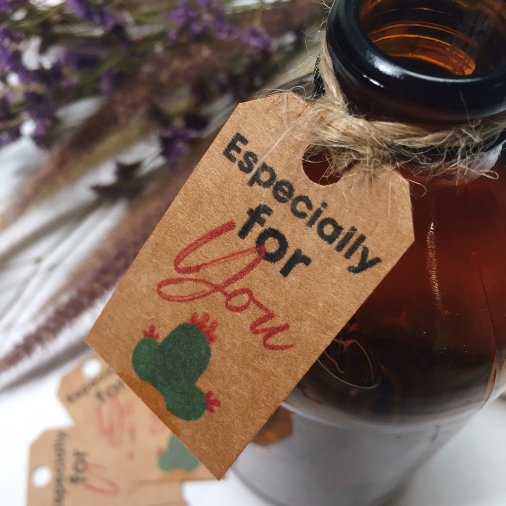 40 Tag kraft 3x5cm Especially for you  treo hộp quà/ chai lọ/ túi