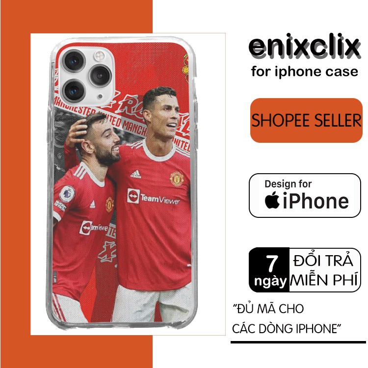 Ốp Lưng ronaldo và bruno cặp đôi bồ đào nha cho iphone 5 - iphone 13 RED20210201