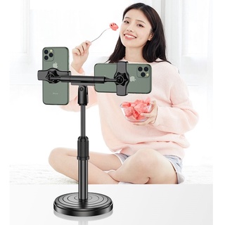 Chân Đế Để Bàn Kẹp Điện Thoại Dùng Livestream, Quay Video Tiktok Xoay 360 Độ Dùng Được Nhiều Đt Như Iphone, Samsung