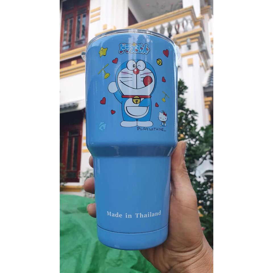 Ly giữ nhiệt inox 900ml tặng kèm túi 2 ống hút ,1 thanh cọ rửa | BigBuy360 - bigbuy360.vn