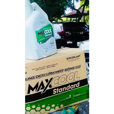 Nước Làm Mát Động Cơ ô Tô,Xe Máy MaxCool 4 Lít