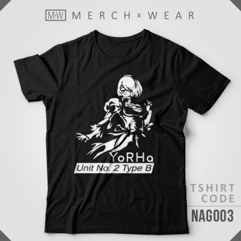 Mẫu áo thun in hình 2B "YoRHa No.2 Type B" - Nier:Automata độc đẹp