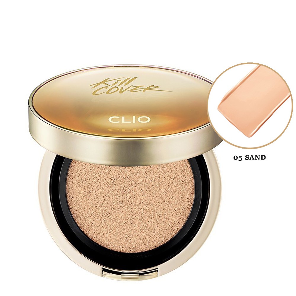 Phấn Nước Trang Điểm Clio Kill Cover Cica Serum Cushion 15G (Tặng 1 lõi Refill)