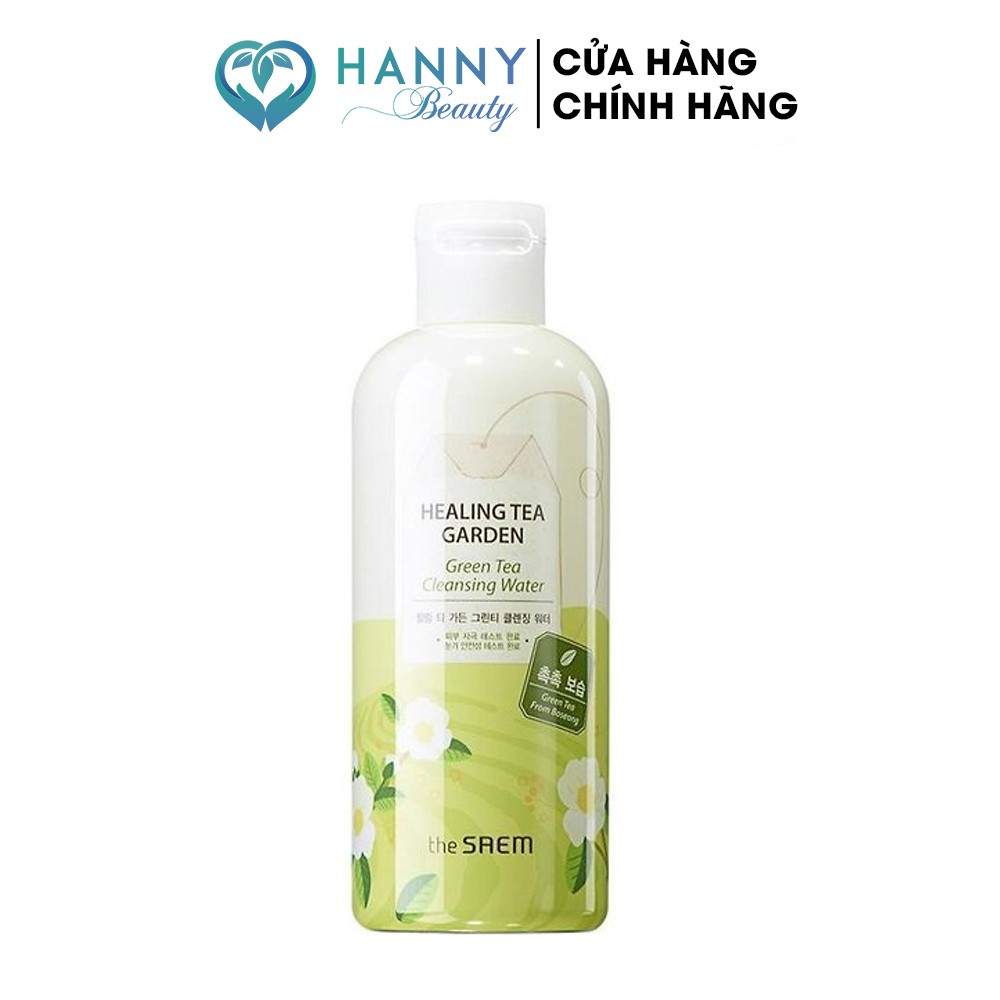 Nước Tẩy Trang Chiết Xuất Trà Xanh The Saem Healing Tea Garden Cleansing Water 300Ml