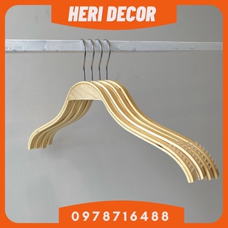 Combo 10 móc gỗ ép cao cấp có đệm vai