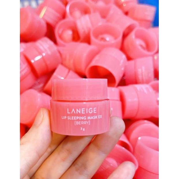 Mặt Nạ Dưỡng Ẩm Môi LANEIGE - Mặt nạ ngủ ủ môi LANEIGE mini dưỡng môi 3g