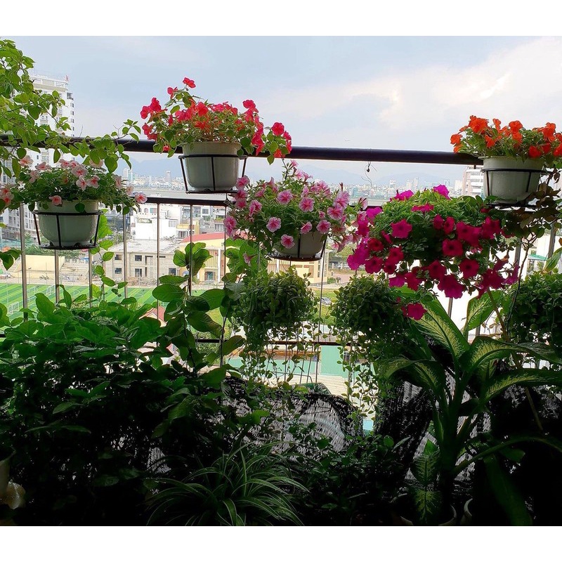Combo 2 Giỏ treo chậu hoa ban công - BX2672
